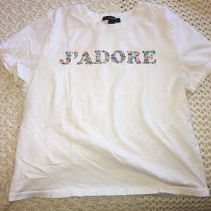 White shirt crop top short cute